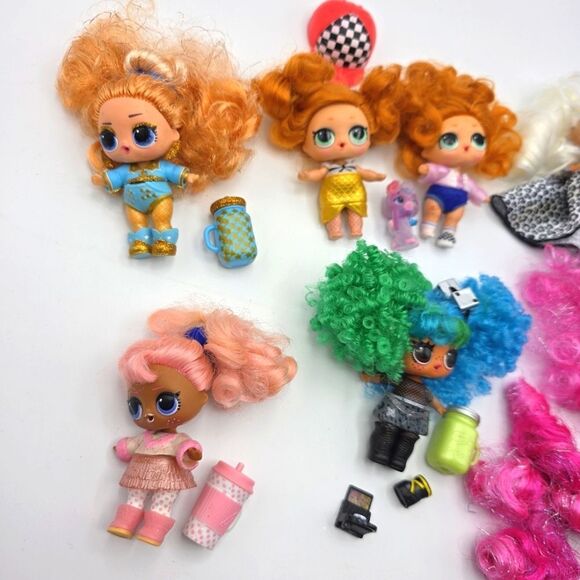 LOL Surprise Hair Goals Tots Dolls Bundle - Picture 15 of 16